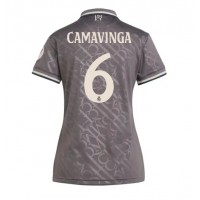 Real Madrid Eduardo Camavinga #6 Kolmaspaita Naiset 2024-25 Lyhythihainen